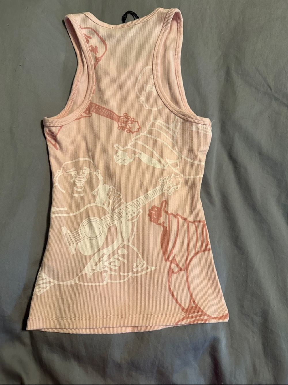 True Religion Light Pink Ribbed Tank - Picture 3 of 3